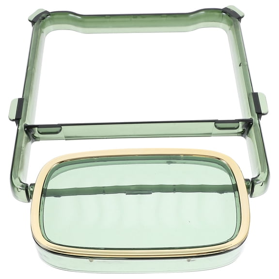 Raindrops Mesh Strainer Basket Green 1Pack 8.7x6.7x0.9In Plastic