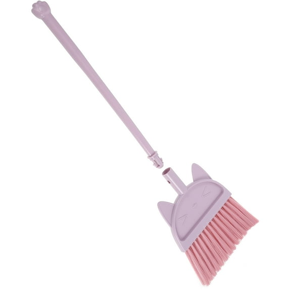 Raindrops 1Pcs Kid Broom Pink Shape Household Cleaning Tool for Children