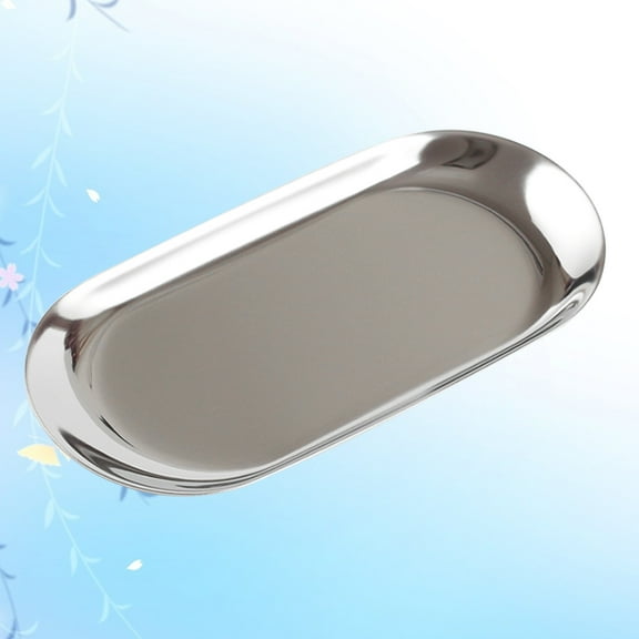 Raindrops 1Pcs Large Oval Serving Platter Fine Plating Process For Home Decor