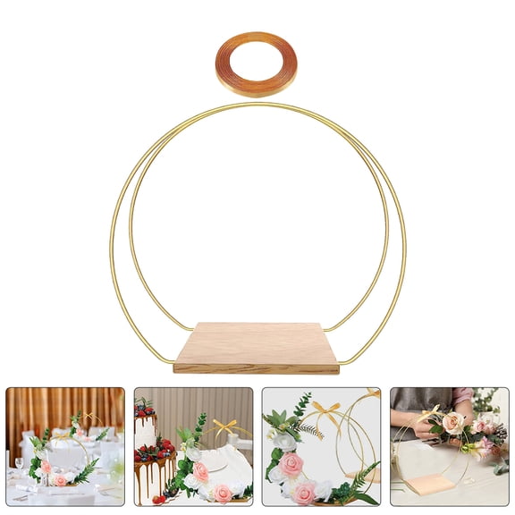 Raindrops Macrame Hoop 1 Piece Assorted Colors Circular Design for Wedding Decor 11.79 x 11.79 x 0.12 inches
