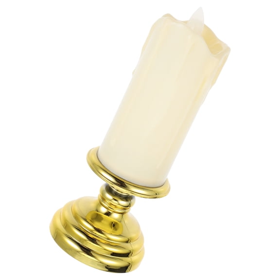 Raindrops 1Pcs Multi Led Candle with PP Material for Romantic Dinners and 7.1x2.8x2.8in