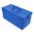 thumbnail image 1 of Raindrops 1Pcs Multifunctional Tool Holder Iron Tool Storage Box Blue Double-layer Design For Home Use 34.0*16.3*16.3in, 1 of 8
