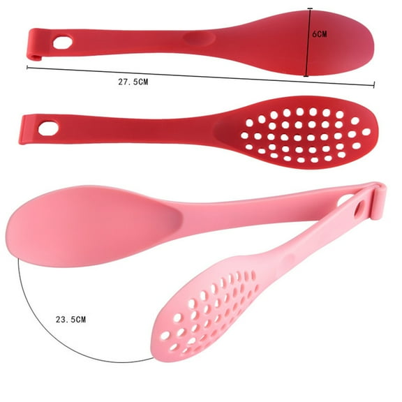 Raindrops 1Pcs Multipurpose Food Gripper Red 11 x 2 x 0.8in Nylon Non-slip Handle Kitchen Clips