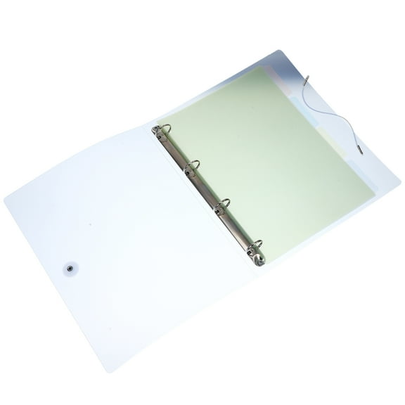 Raindrops 1Pcs Plastic Loose-Leaf Folder for Document Storage 11.6x9.6x1.6in