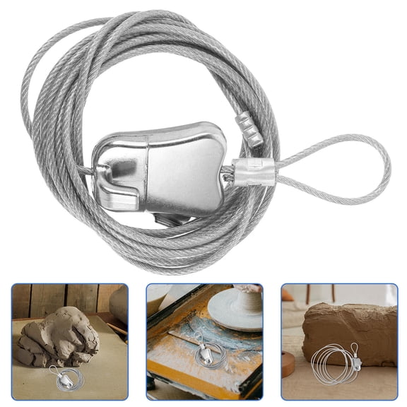 Raindrops 1Pcs Pottery Throwing Tool Zinc Alloy For Pottery And Sculpture 100.00X2.50X1.00Cm