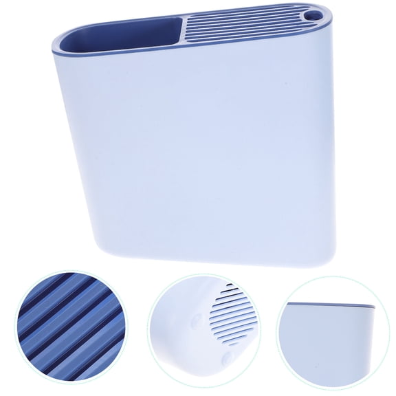 Raindrops 1-Piece Rectangular Cutlery Organizer with Ventilation for Home Kitchen, Random Color Included