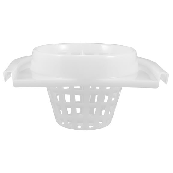 Raindrops White Plastic Rectangular Mop Bucket with Efficient Water Squeezer and Drainage System, 1 Piece