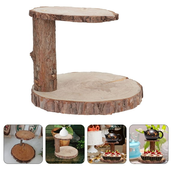 Raindrops 1Pcs Rustic Cupcake Stand Multi-Function Food Presentation 7.47X7.47X7.86in