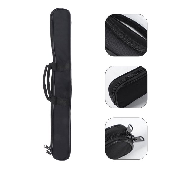 Raindrops 1Pcs Scratch-resistant Flute Bag for Students in Black with Protective and Portable Features