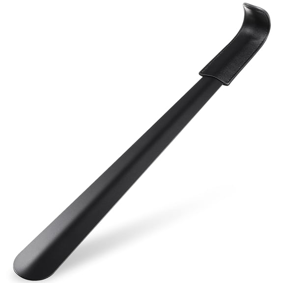 Raindrops Metal Shoe Horn with Handle, Portable Boot Helper for Easy Daily Wearing Assistance, and Lightweight