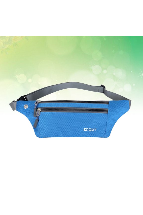 1Pcs Sky-Blue Running Belt Bag for Men and Women with Fit During Workout