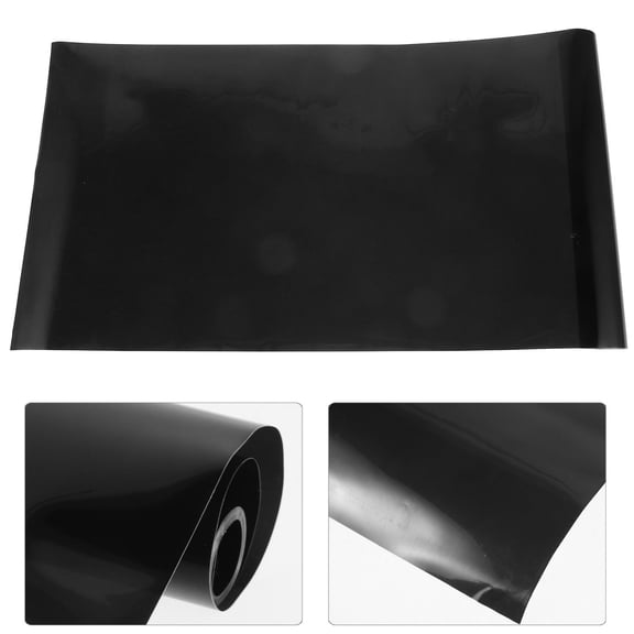 Raindrops Headlight Tint Film Black Pvc 1Pack 70.9X11.8X0.04In