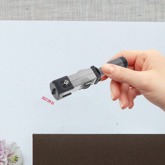 Raindrops Mini Date Stamp Date Rolling Stamp PP 1Set