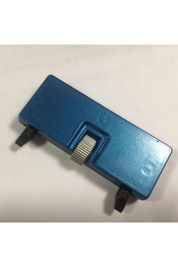 1Pcs Watch Case Back Removal Tool Blue Metal for Watchmakers and DIY