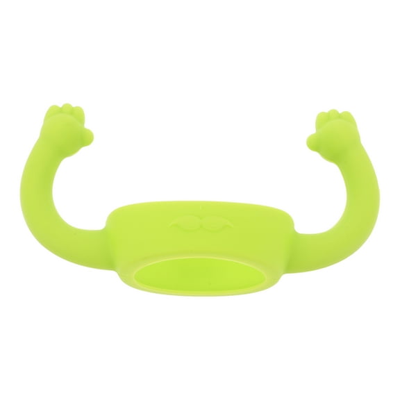 Raindrops Light Green Silicone Feeding Bottle Handle Grip Compatible with Wide Neck Bottles