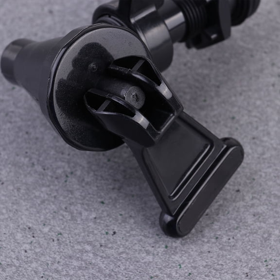FOMIYES Black Stopcock Faucet for Water Dispenser, Plastic Valve Replacement for Storage Containers