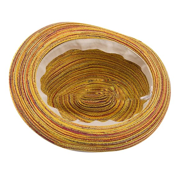 FOMIYES Wide Brim Hats for Women Straw Sun Hat Cap Multi 1Pcs Breathable Outdoor Travel Companion