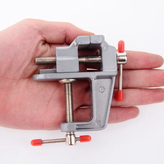 Raindrops 1Pcs Woodworking Vice Small Table Vise for Jewelry Making and Model Building