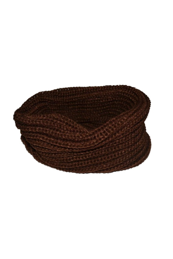 1Pcs Woolen Yarn Loop Scarf Shawl for Women Winter Warm 11.8x9.4x0.4in