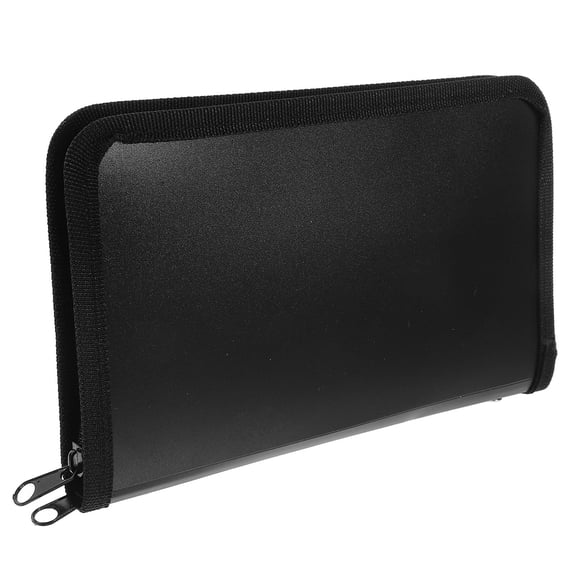 Raindrops 1Piece Portable File Folder Organizer for Home Use Plastic Receipt Holder 8.25X5.11X0.79In