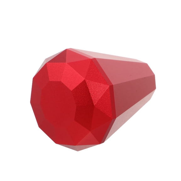 Raindrops 1Set Aluminum Alloy Gear Shift Knob Manual Transmission Red Car Shifter Knob for Daily Use