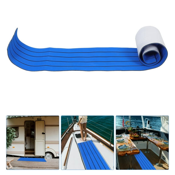 Raindrops Boat Flooring EVA Decking Sheet DIY Flooring Blue 1Pack