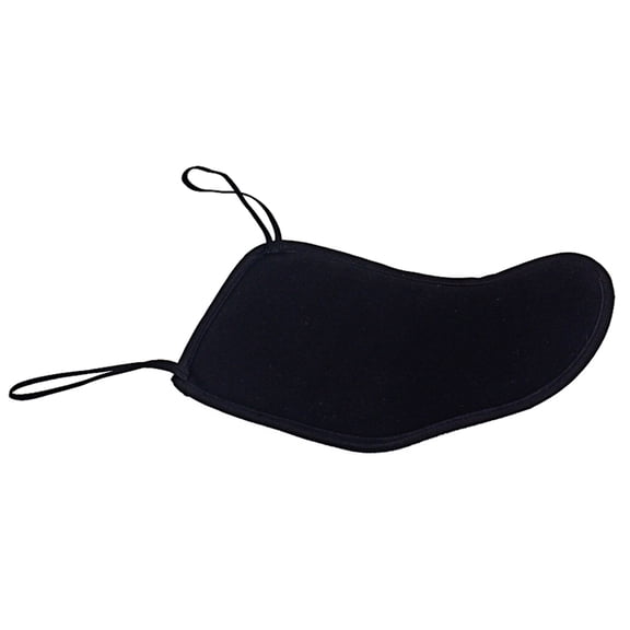 Raindrops 1Set Black Cotton Sponge Chinrest Comfort Enhancement for Violin Playing 7.71x3.14x0.39in