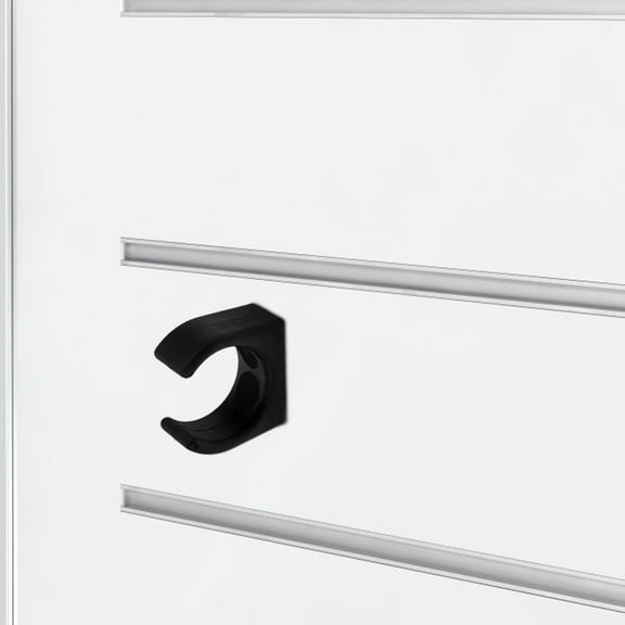 Raindrops 1Set Black Nylon Boat Hook Holder Clips for RV and Yacht in Marine Environments