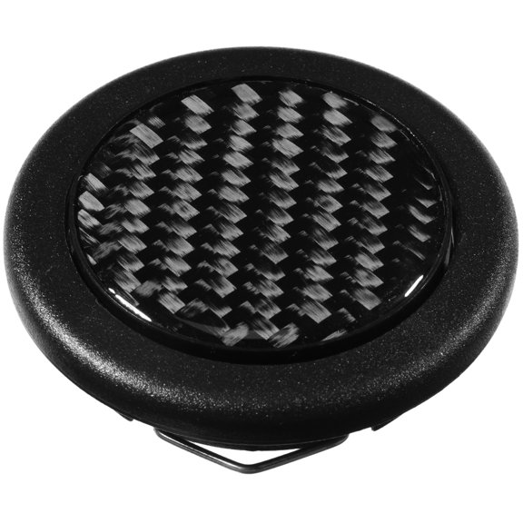 Raindrops Car Horn Cover with Carbon Fiber Design 1Pack