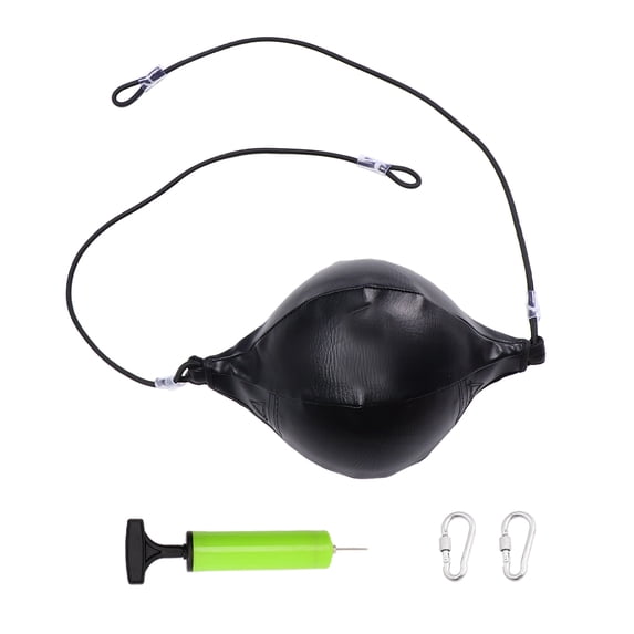 FOMIYES Durable Black Boxing Ball for Reflex Training Sports Use 1Set