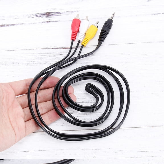 Raindrops 1Set Camcorder Cable Spiral Shield 28 AWG Wire Stereo Cable for Video Recording