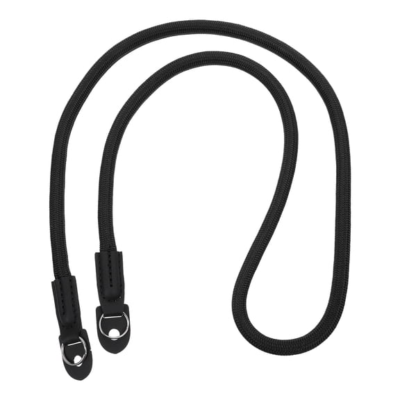 FOMIYES Black Mountaineering Camera Strap with Stainless Steel and Soft Microfiber Material