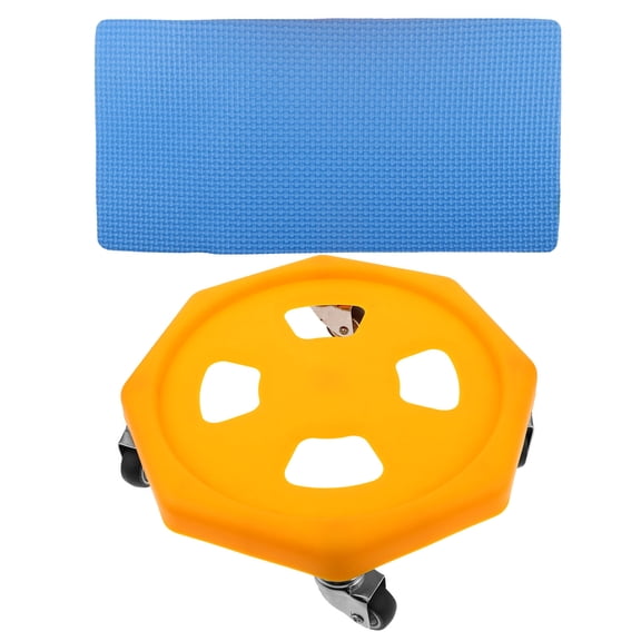 Raindrops Silent Abdominal Training Set Portable Core Strength Trainer Fitness Equipment Yellow