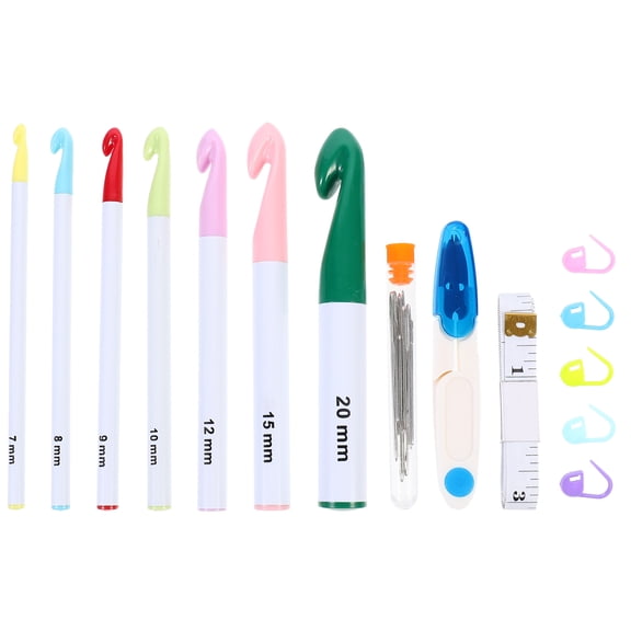 Raindrops 1Set Portable Crochet Needle Set Ideal for Home Knitting Crafts