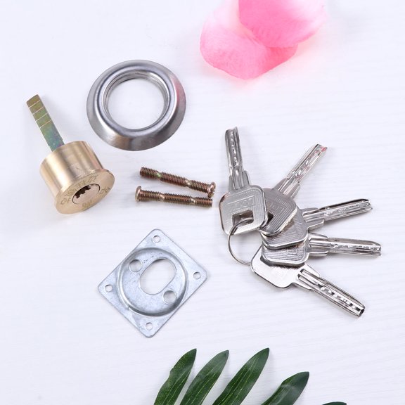 Raindrops 1Set Cylinder Lock for Garage Door in Assorted Color 2.95 x 0.98 x 0.98in