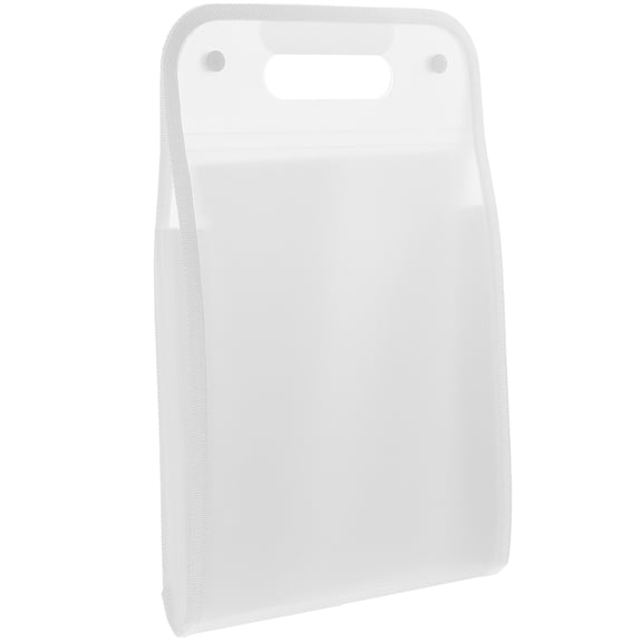 Raindrops 1 Set White Rectangular File Folder Organizer, PP Paper Filing System for Home and Office Use