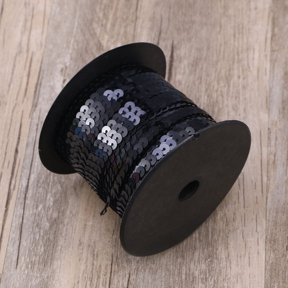 Raindrops 1Set Flat Sequin Strip Diy Decoration Sewing Gluing Black Sequins Paillette String For Attire