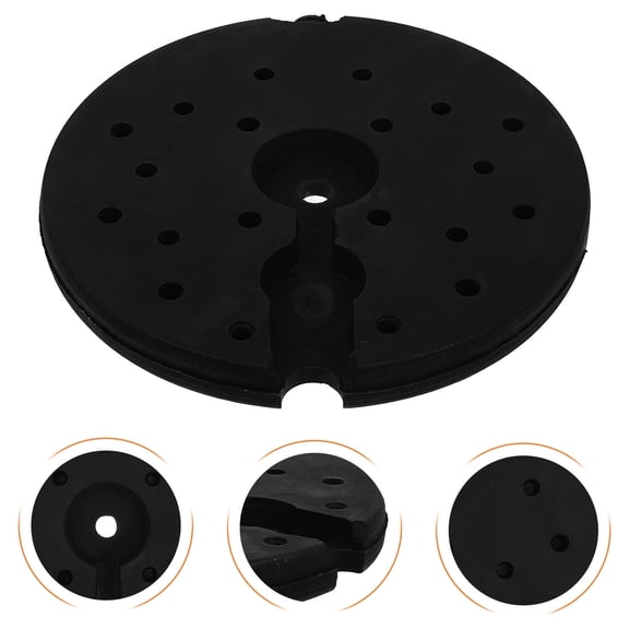 Raindrops Black Plastic Floor Lamp Base Upright Support and Easy Assembly, and Lightweight Design