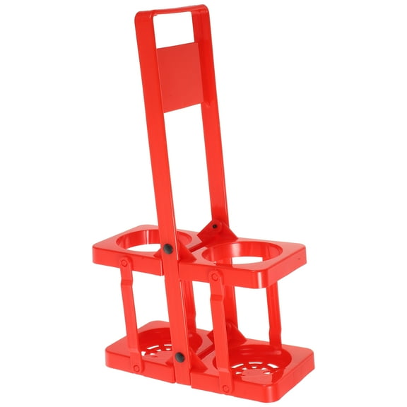 Raindrops 1Set Folding Beer Basket Large Foldable Beverage Holder Red Plastic Rectangular for Picnic Party