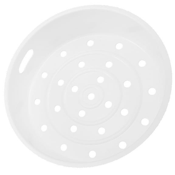 Raindrops Electric Cooker Plastic Steamer Basket White for Efficient Food Storage