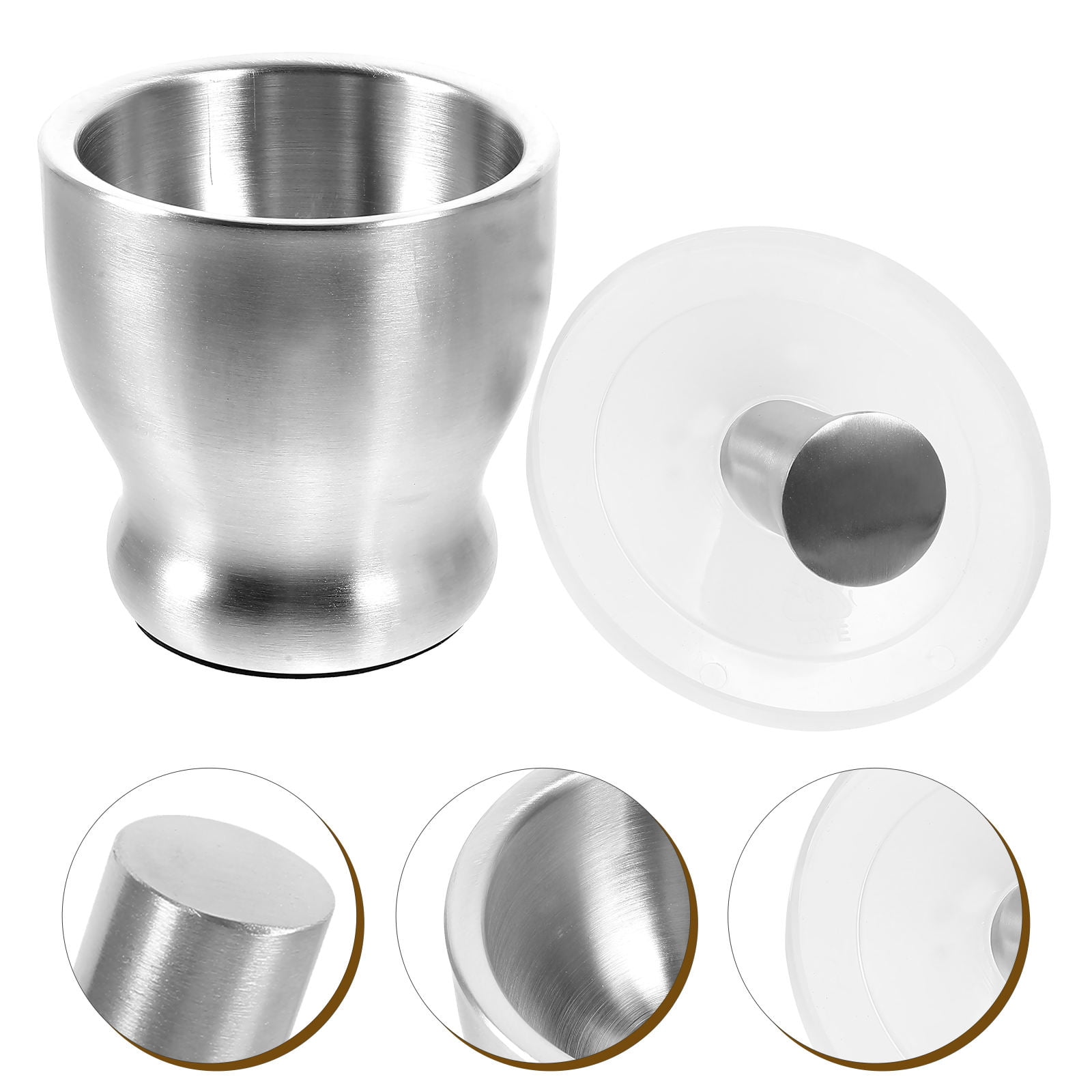 Raindrops 1Set Garlic Grinder Masher Stainless Steel for Garlic and Ginger Grinding in Kitchen 11.8x7.9x3.9in