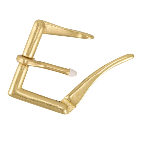 Raindrops 1Set Golden Rectangular Adjustable Length Male Belt Buckle Metal Piece Brass
