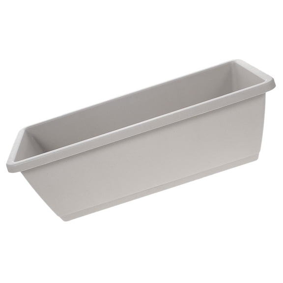 Raindrops Flower Planting Pot Window Box Planter with Resin Water Drainage for Garden - 1 Set