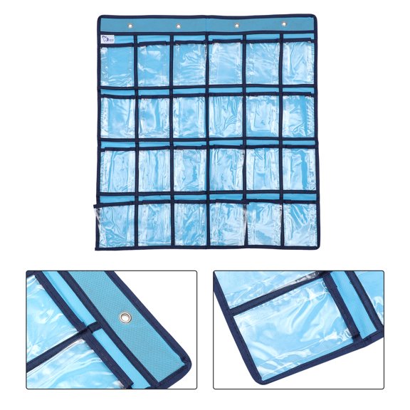 Raindrops 1Set Hanging Bag for Multiple Phone Pocket and Electronic Devices in Dormitory