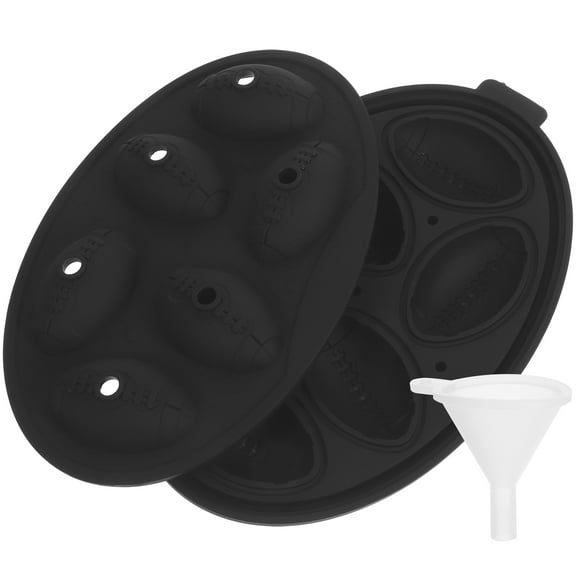 Raindrops 1Set Ice Cube Maker Tray Football Shaped Silicone for Chocolate Cake Jelly Pudding