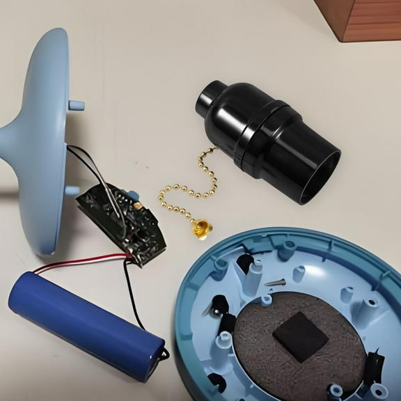 Raindrops 1Set Lamp Holder with Pull Chain Black ABS for Various Occasions