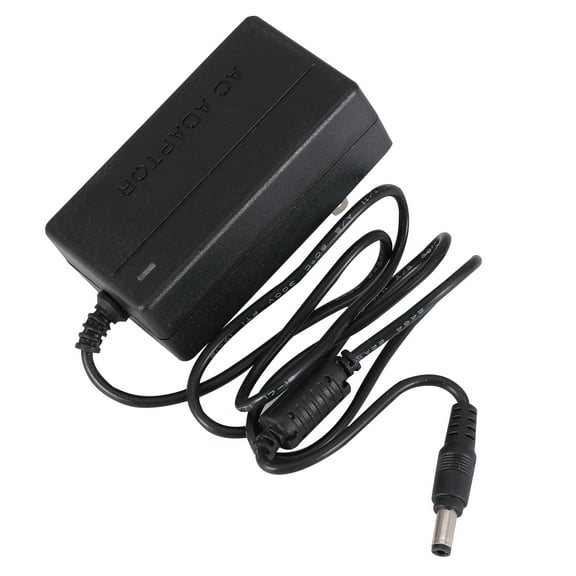 Raindrops Black 12V 3A Power Supply Adapter Safe Charging for Motor and Household Devices