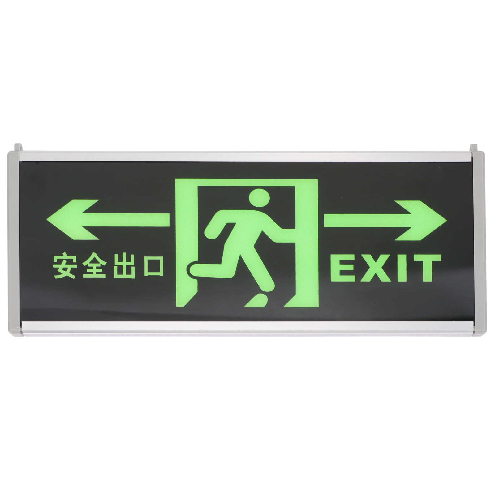 Raindrops 1Set Luminous Exit Sign Indicator with Iron Frame for Public ...