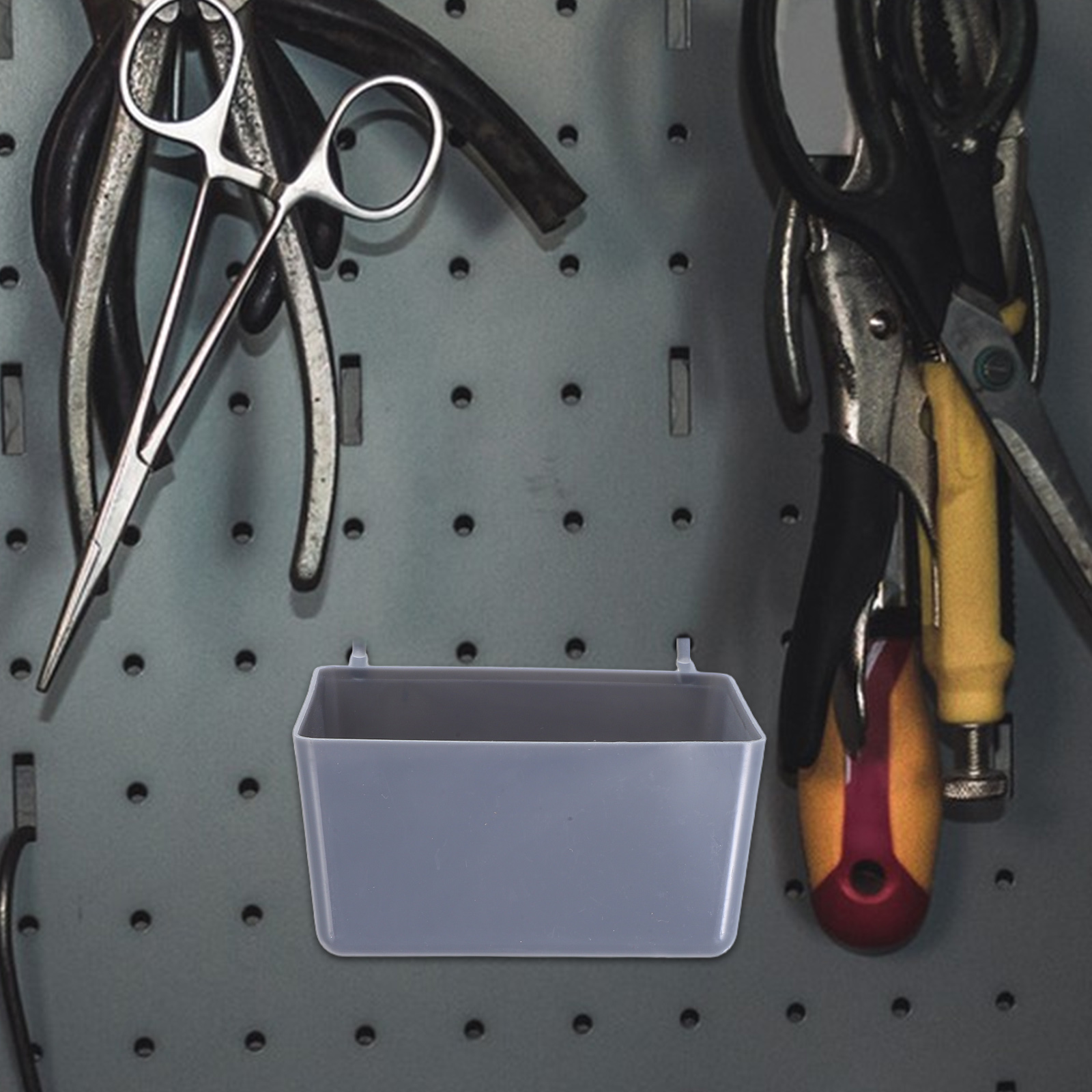 FOMIYES Heavy Duty Metal Pegboard Hooks Set for Garage Wall Organizer - Quick Install, Storage Solution