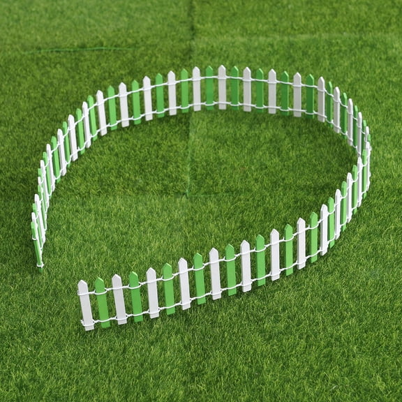 Raindrops 1Set Mini Landscape Fence for Hobbyists and Gardeners Light 90x5 in